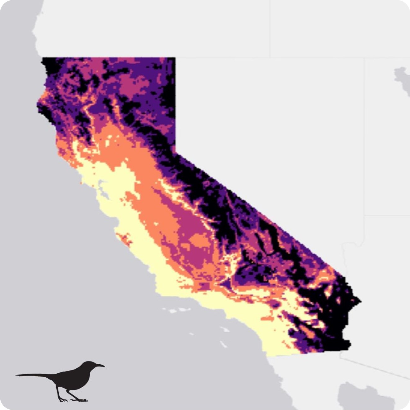 A species range map